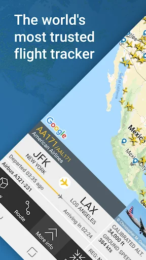 flightradar24 flight tracker screenshot 1