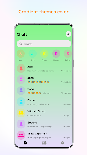 messenger color sms screenshot 6