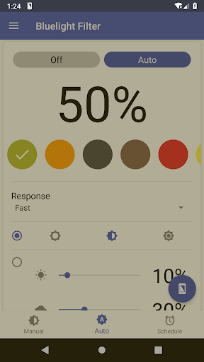 bluelight filter for eye care screenshot 1