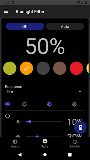 bluelight filter for eye care screenshot 6