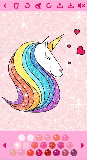 unicorn coloring book screenshot 6